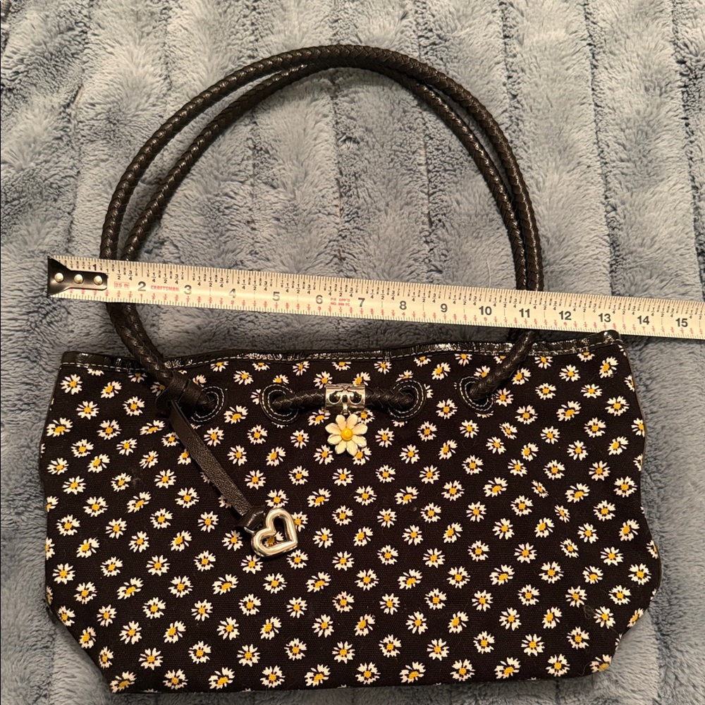 Brighton Floral Black and White Women's Handbag